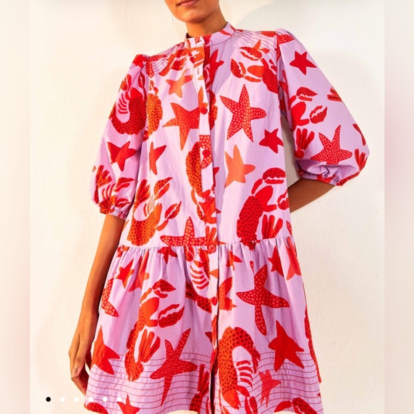 FARM Rio Dresses & Skirts - Farm rio lobster sky mini